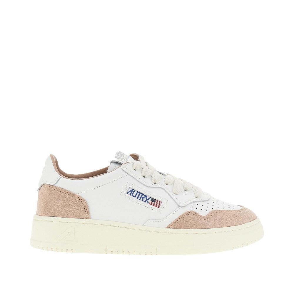 Autry Suede And Leather Medalist Low Sneakers